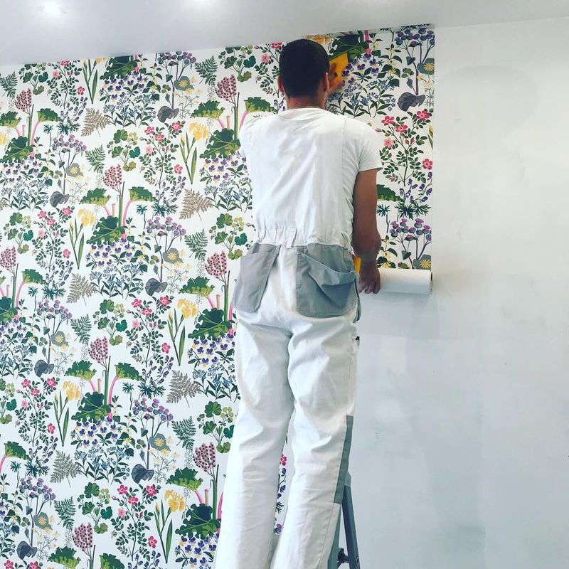 Wallpapering installation in London