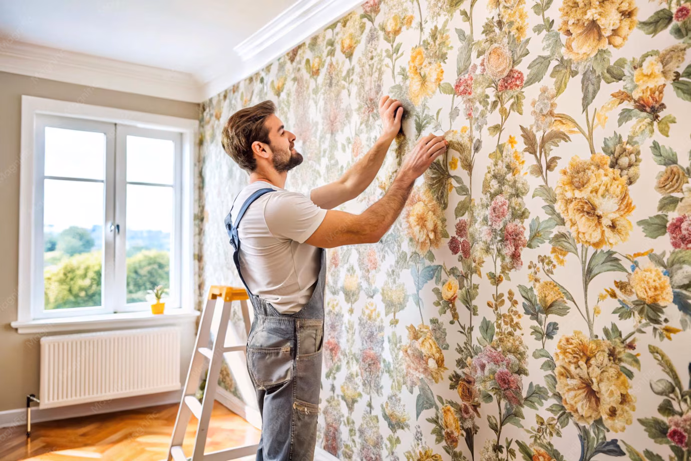 Textured wallpaper